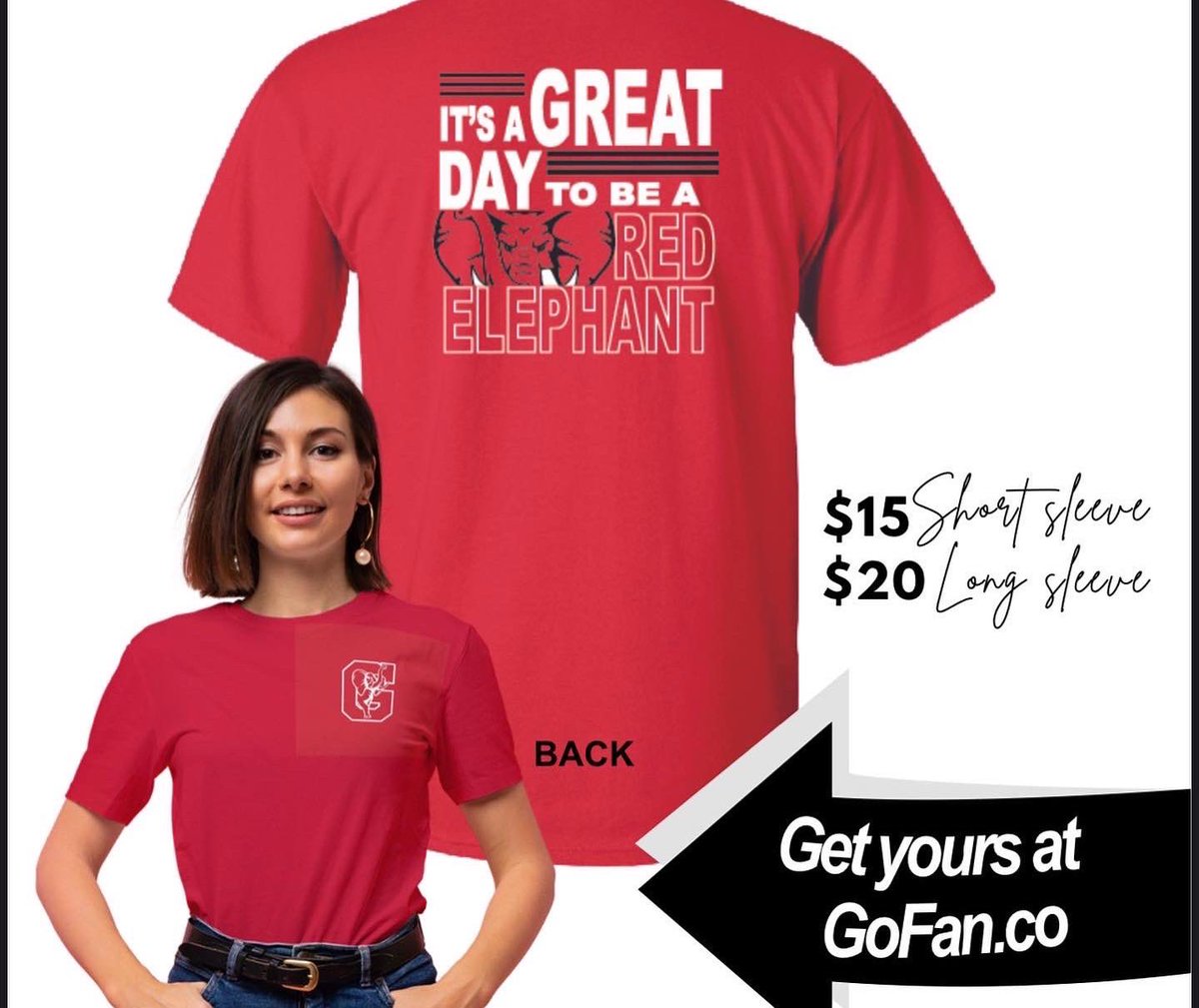 goredelephants's tweet photo. Tickets to each and all are now available at https://t.co/AhpeAhKuyE.
Itโs a GREAT week to come out and support the Red Elephants. And while youโre at GoFan, go ahead and buy that swaggy spirit shirt #FlauntIt #GoBigRed #ReadytoStomp https://t.co/DvqRXDkZlZ