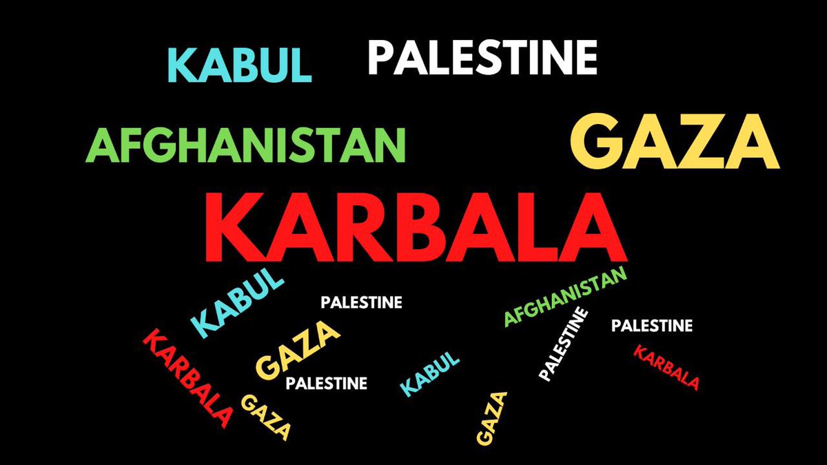 MuhammadShojaee's tweet image. It is not the story of yesterday or today, here or there...
It's the story of a history,
the story of friends of right against those of wrong...
1400 years ago in Karbala &amp;amp; today in #Gaza, Kabul &amp;amp; #Hazara.