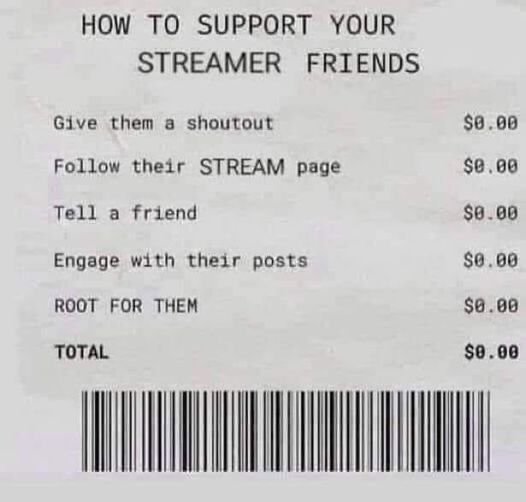 Some forms of support are free.99
