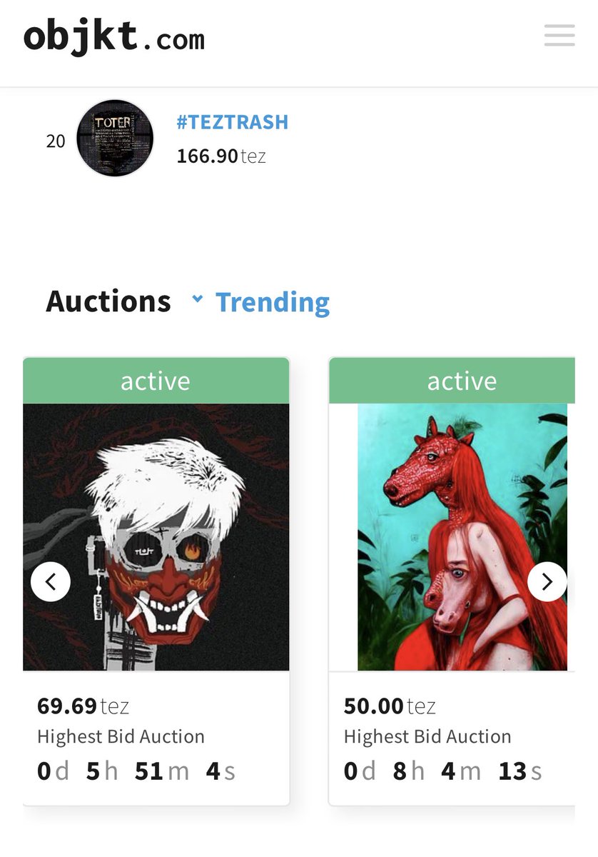 Current bid 50 XTZ  🔥Thank you so much <a href="/DigitalEphoria/">Artificial Artist</a> for you support 🙏

You rock 🖤

objkt.com/asset/KT1TfVGT…
