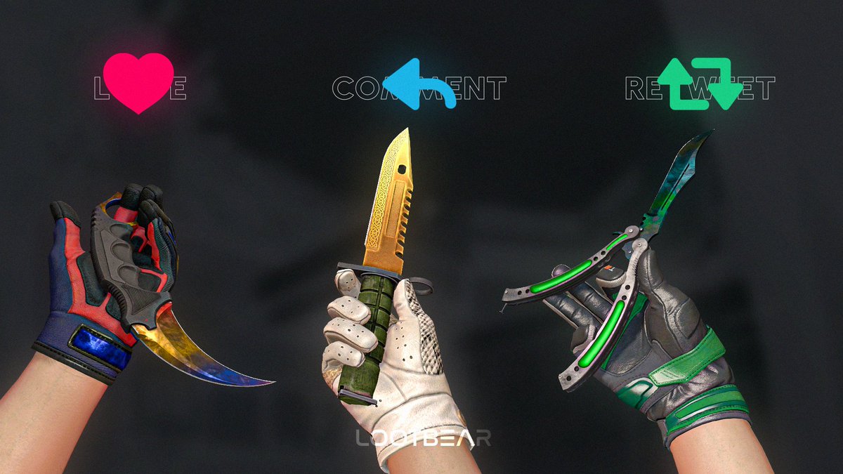 Like for Marble fade combo
Comment for Lore combo
Retweet for Butterfly combo