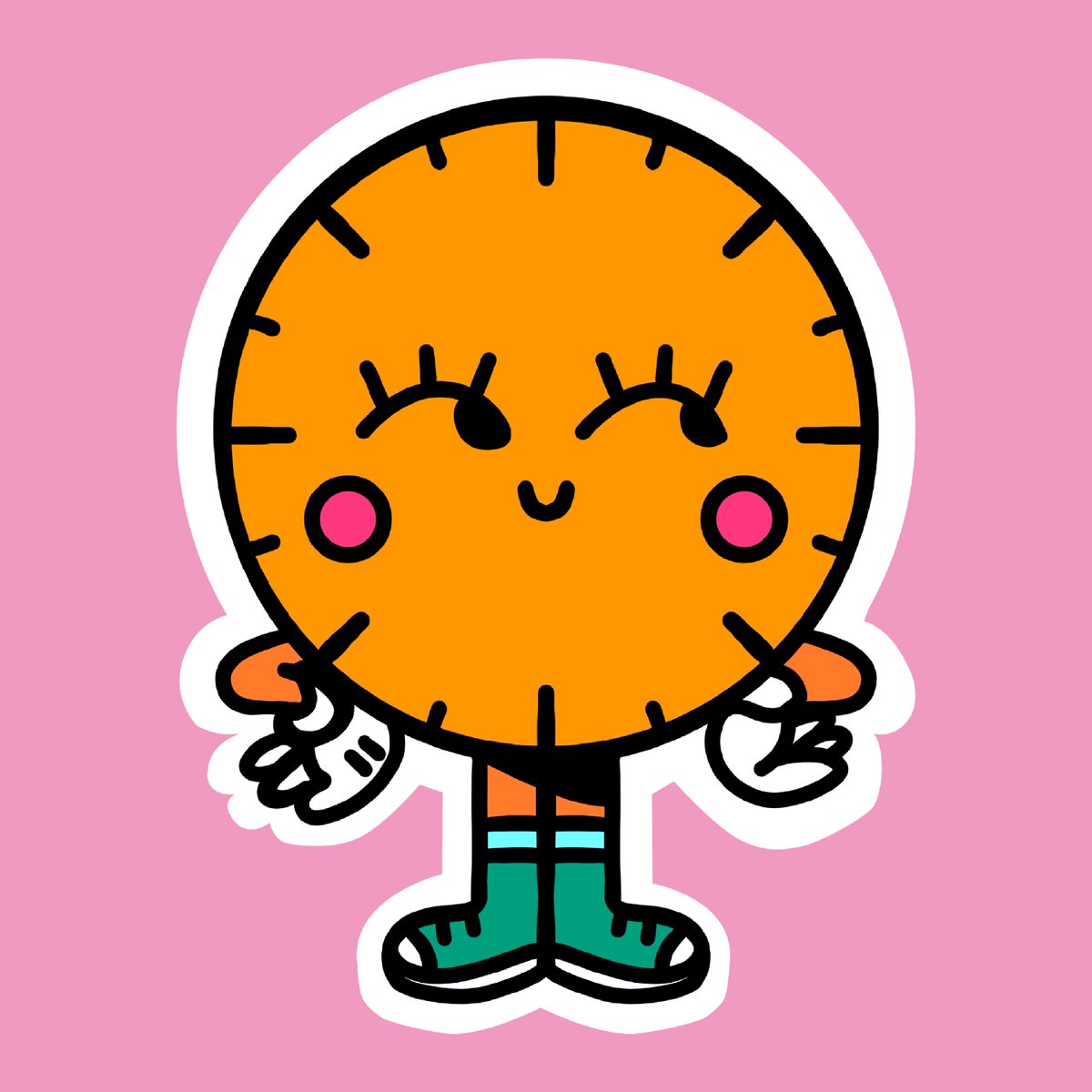 Been playing a lot of #Cuphead lately and man do I love the artstyle. The animation is so good! Anyways here's my little Sunboy slightly modified like they would fit the world 🌞