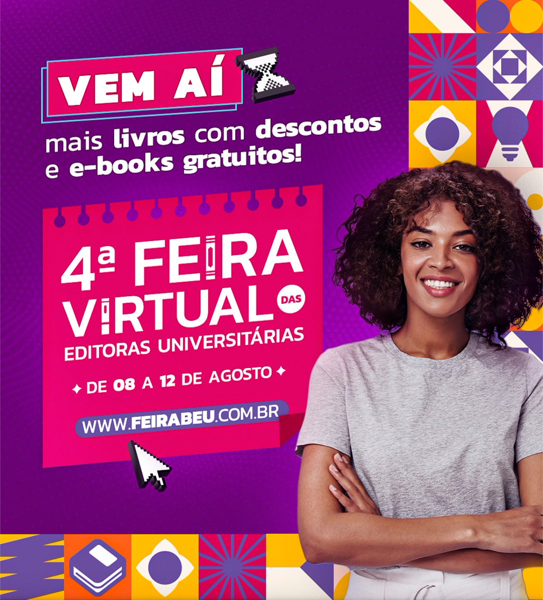 oficialUEM's tweet photo. A partir de hoje, a #Eduem participa da 4ª Feira Virtual das #Editoras #Universitárias. São 30 obras em promoção no acervo, com descontos válidos somente durante o período do evento, o qual é promovido pela #Abeu. | #UEM | Leia mais: https://t.co/JJpAU0fRLG https://t.co/Arwb1g1UrK
