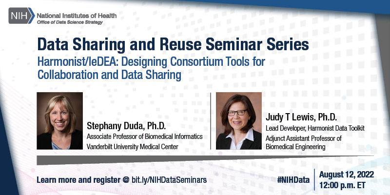 NIHDataScience's tweet photo. Don't forget to register for the Data Sharing and Reuse Seminar, this Friday! 

#NIHData #DataScience #DataSharing

https://t.co/fRymirejBS https://t.co/W3HRa9Wayy
