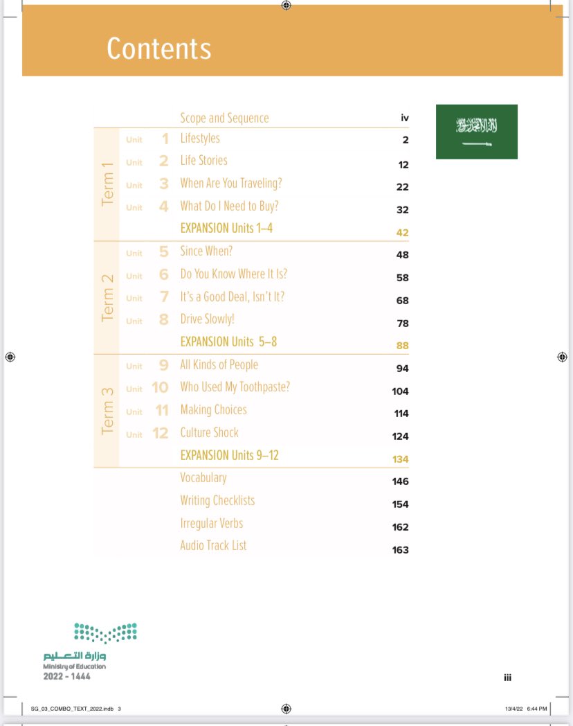 saudienglish's tweet photo. الكتب الدراسية للمرحلة المتوسطة 
نسخة ١٤٤٤هـ / ٢٠٢٢ م
ثلاث كتب تشمل الفصول الدراسية الثلاثة 

📘 Super Goal 1 الصف الاول متوسط
https://t.co/IiifjTHHso

📗 Super Goal 2 الصف الثاني متوسط
https://t.co/4W9LcB9M0S

📒 Super Goal 3 الصف الثالث متوسط
https://t.co/mY6D2OvuNW https://t.co/YoIRFgfkw4
