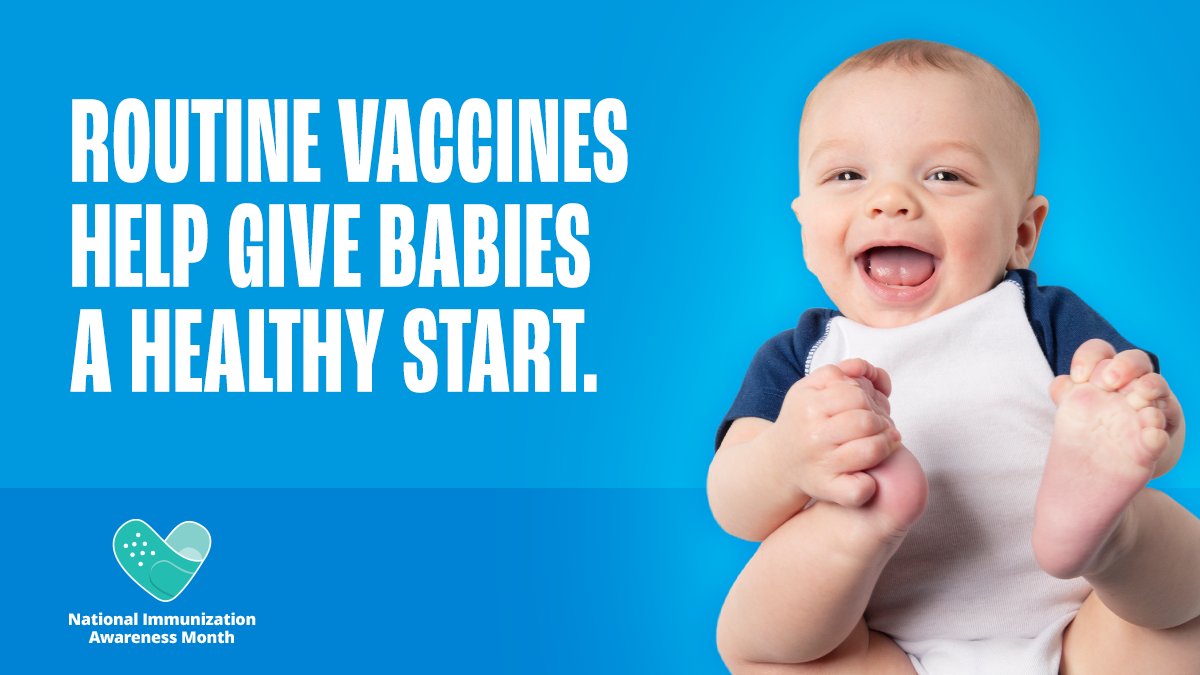 immunizenjnow's tweet photo. #COVID has changed how we go to work, go to school, and even how we shop for groceries. But one thing that it shouldn't change is how we #vaccinate. Make sure your youngest family members are caught up on their routine vaccines! #NIAM2022 #ivax2protect https://t.co/CXDWf5sd98
