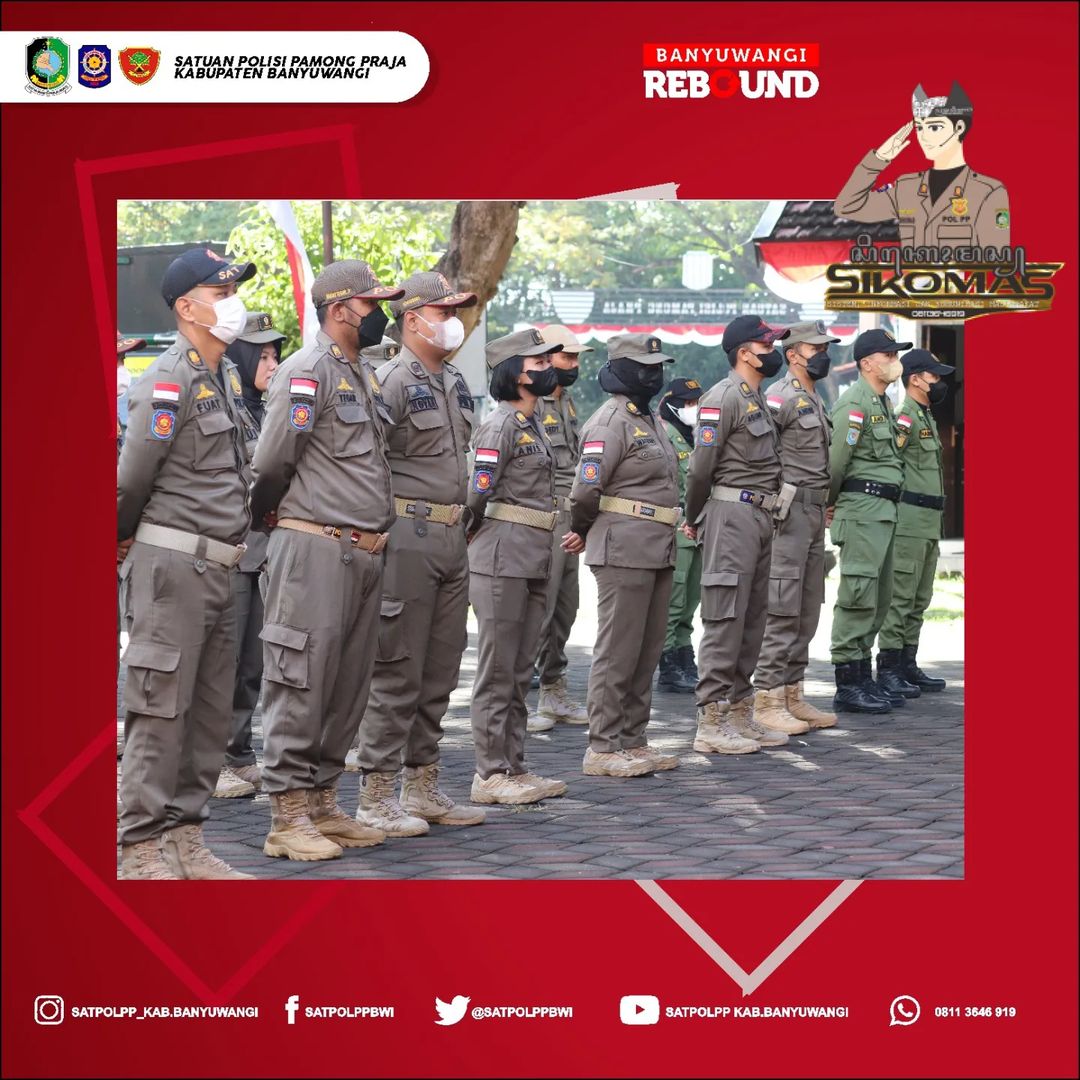 satpolppbwi's tweet photo. Senin, 08 Agustus 2022

🌻🌻🌻🌻🌻🌻🌻🌻🌻

Satuan Polisi Pamong Praja Kabupaten Banyuwangi melaksanakan apel pagi

selengkapnya...
@wawanyadmadi
@anacleto52
@SatpolPPJatim
@banyuwangi_kab
@ditpolpp_linmas https://t.co/EsOjSitXie