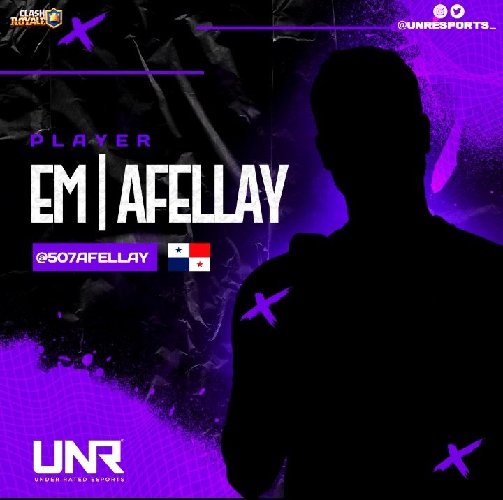 Desde Panamá 🇵🇦se hace presente una Joven promesa de Clash Royale, ya mostró destreza en NTWC de 2020 con 18 W🔥🫡, ahora viene a mostrar y dar todo con el equipo.
¡Bienvenido! <a href="/507Afellay/">玄AFELLAY亗SSJ⚡</a> 🔥
#GoUNR🔥