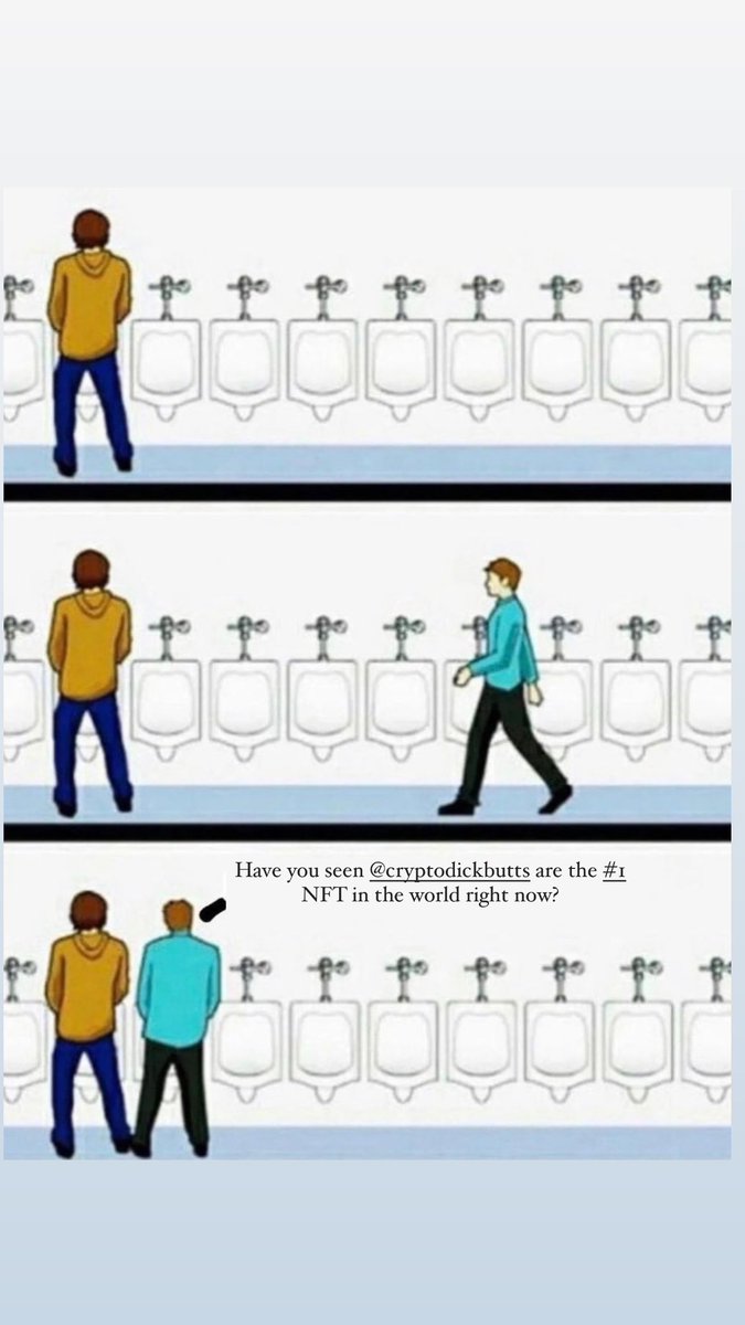 JMonoky's tweet photo. Me rn. @CryptoDickbutts. 

In hindsight it was inevitable. https://t.co/3ExhoX0b2k