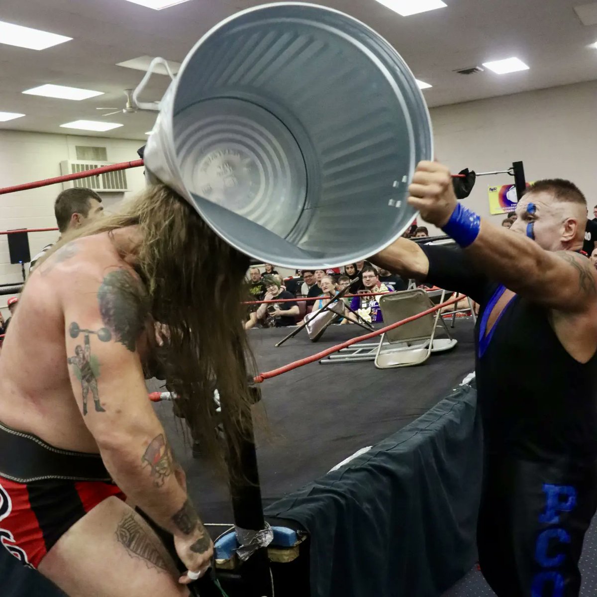 IWRWORLD's tweet photo. PCO vs Dread King was INSANE! Don't miss the kings next title defense Wednesday August 24th at IWR14;- The Insane Rumble! #prowrestling #pco #dreadkinglogan #worldheavyweightchampion https://t.co/42tyt3zxa6