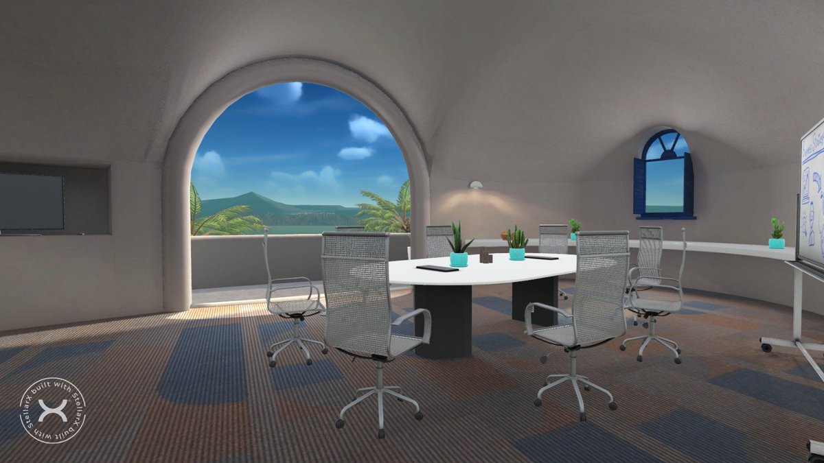stellarx_ai's tweet photo. Wishing we were working from here this Monday morning π₯²
Soon enough, teams all over the world will be able to sync up for virtual meetings in beautiful VR environments like our Greek Villa.
It's all #builtwithStellarX π
#VR #XR #metaverse #web3 #web3jobs #futureofwork https://t.co/625wiIIPxj