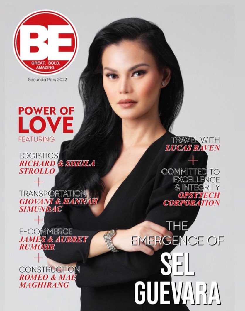 selguev's tweet photo. The Rise and Evolution of Sel Guevara. 
BE Magazine: Passions, Love --for the booming industries. August issue. 
On Magzter, the world’s largest digital newsstand. Check it out! https://t.co/IY2gpo25z8 https://t.co/FUDTFoleHa