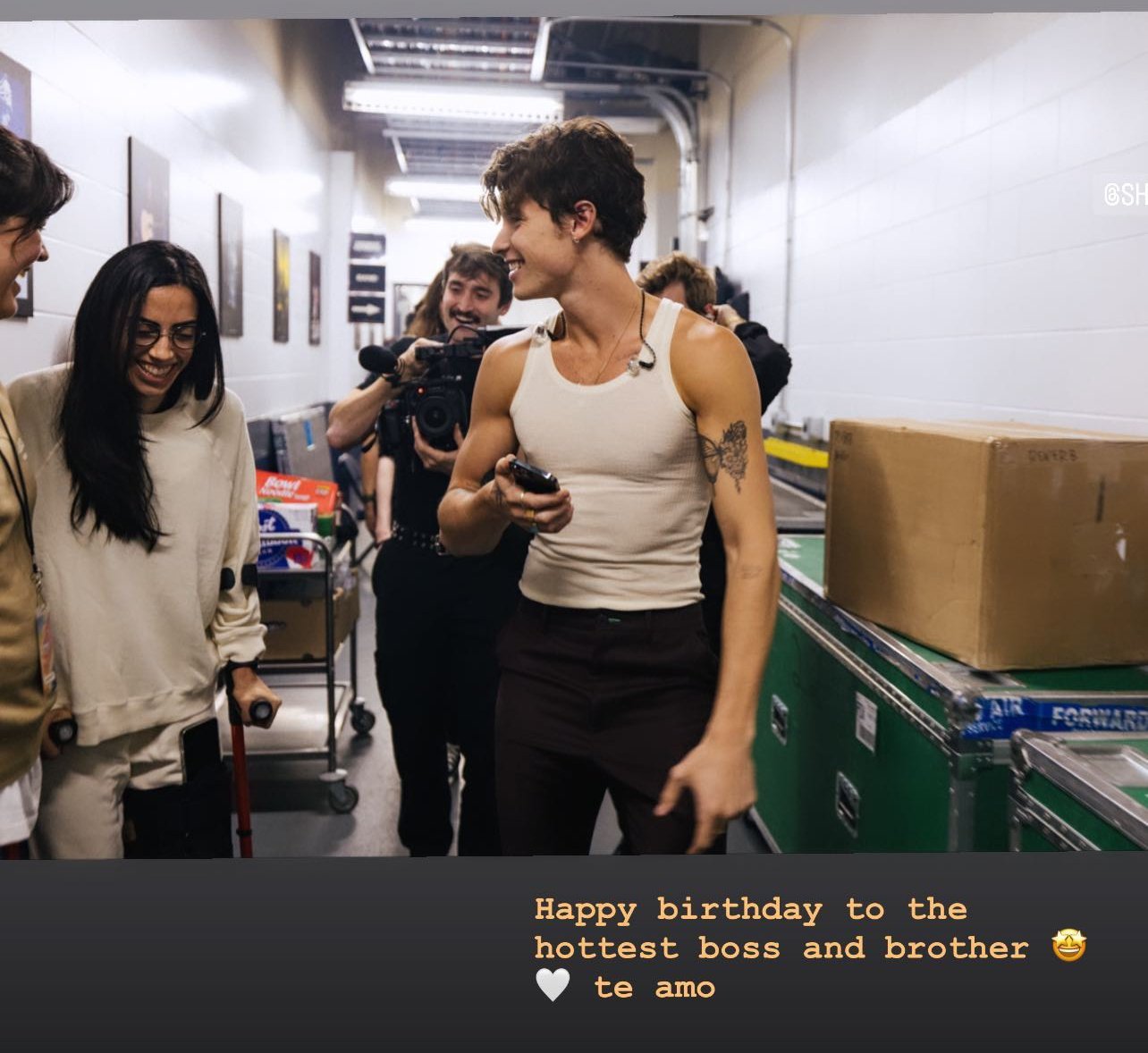  | Lua via IG stories congratulating Shawn Mendes

\"Happy birthday to the hottest boss and brother  te amo\" 
