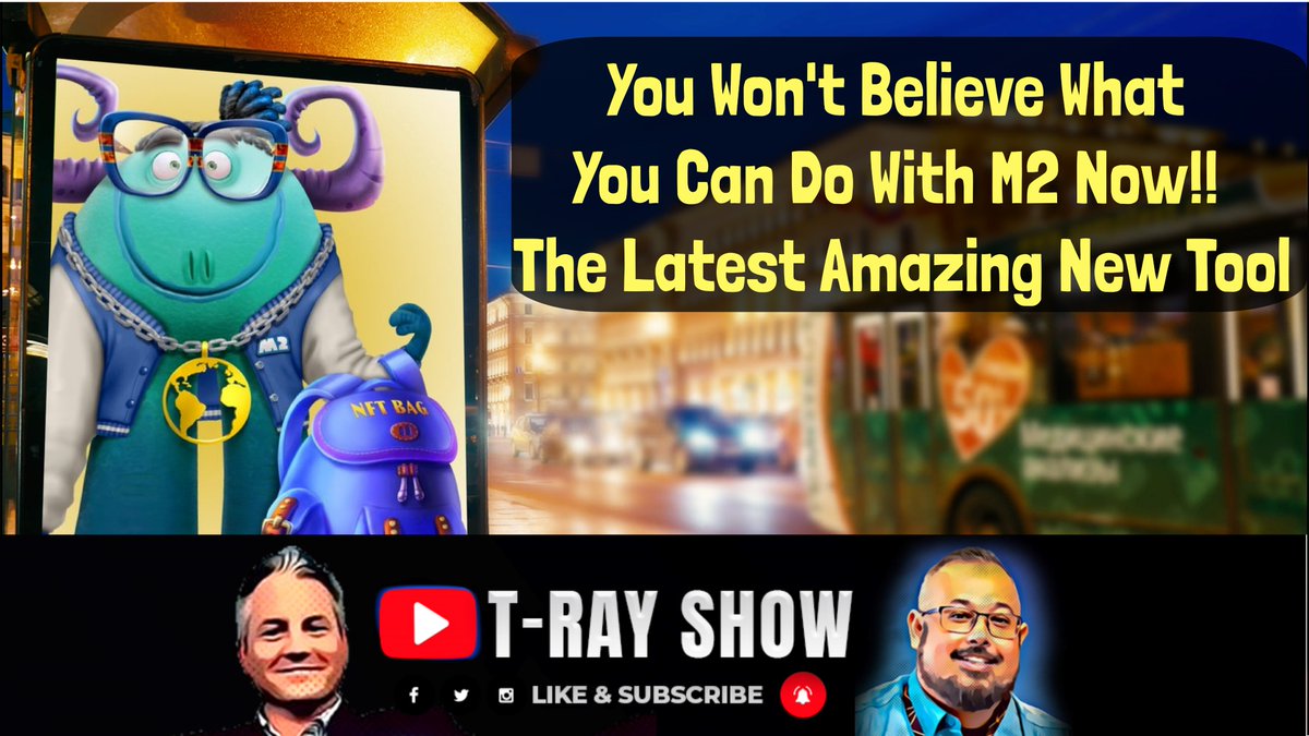 ⚡RayofLight38 (👾,🐝) ⚡ (@rayoflight38) on Twitter photo You Won't Believe What You Can Do With M2 Now!! The Latest Amazing New Tool. Make sure you tune in Live Tonight, Monday 9:30 PM EST. The T-Ray Show is Back! You Won't Believe What You Can Do With M2 Now!! The Latest Amazing New Tool. Make sure you tune in Live Tonight, Monday 9:30 PM EST. The T-Ray Show is Back!