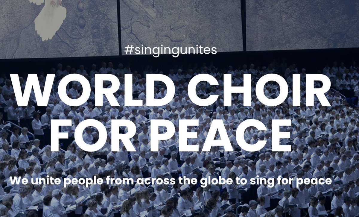 🧐Did you know that we have a sparkling new website? Please have a good look and take the opportunity to sign up for our newsletter! 
👉 worldchoirforpeace.org