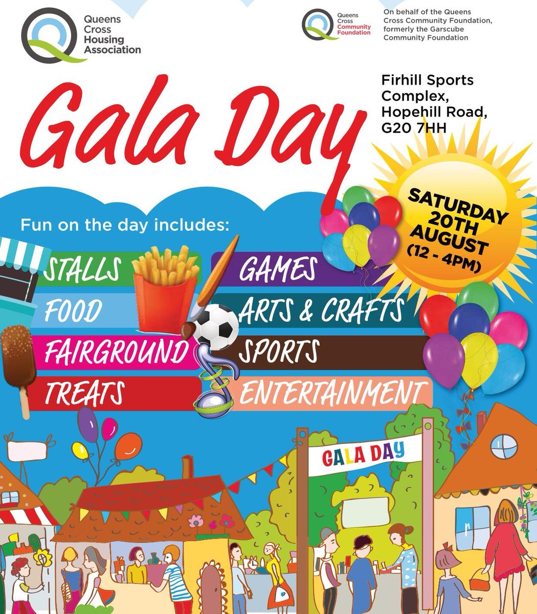 It's less than 2️⃣ weeks to go until our Gala Day returns 🔜

🎠 Fairground rides 
⚽️ Games and activities 
🎤 Entertainment
🌭 Food 
...and much more! 

Saturday 20 August, 12-4pm 📆
