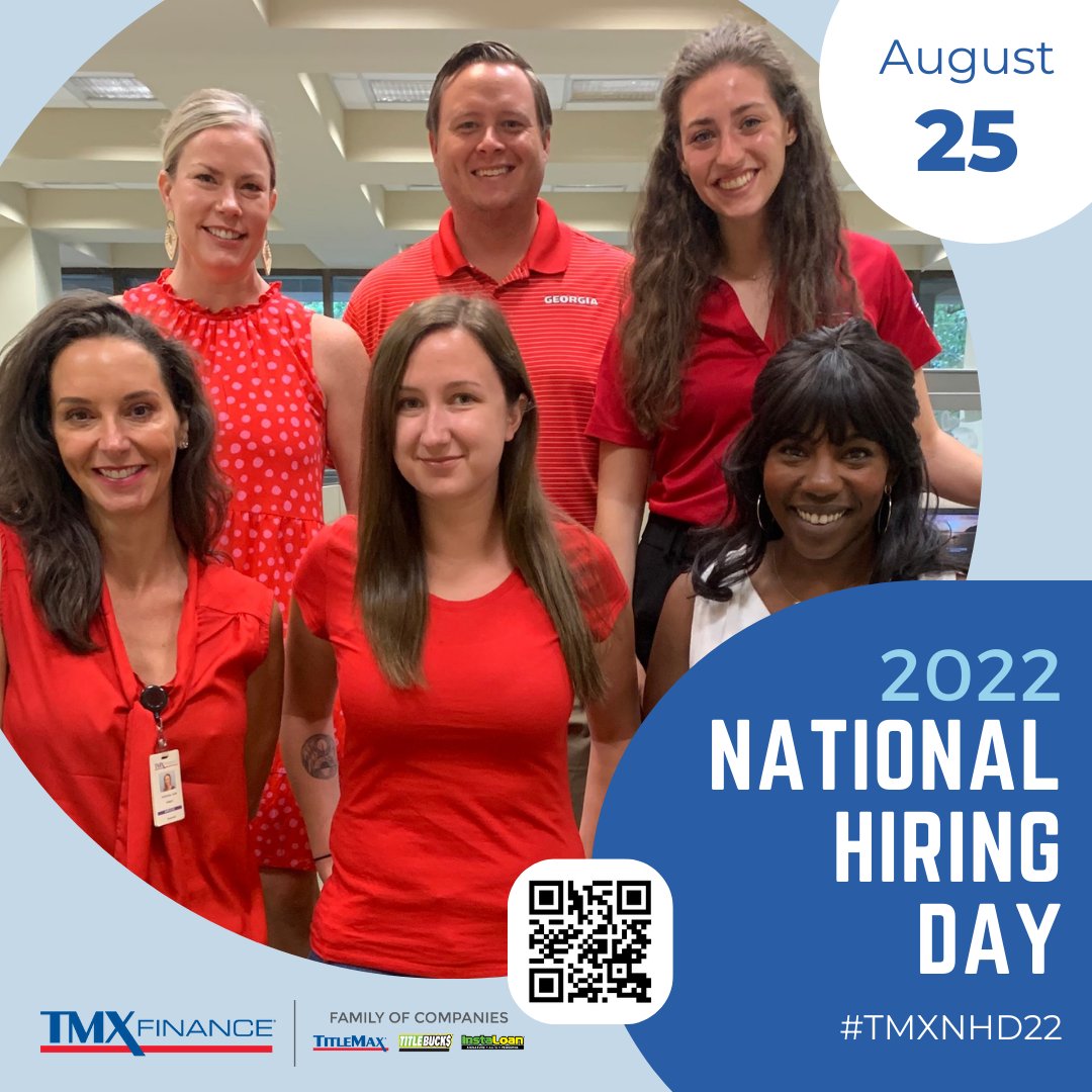 Come work for a Company that cares &amp; join us on August 25th from 10am-7pm! #TMXNHD22 Find a location near you: bit.ly/TMXNHD22