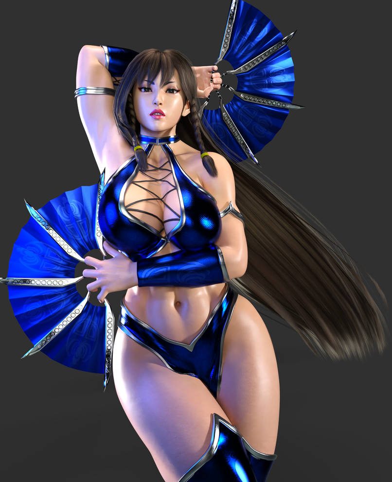 "Today i decided to do a Kitana cosplay."

*Art by - GCBRyona*