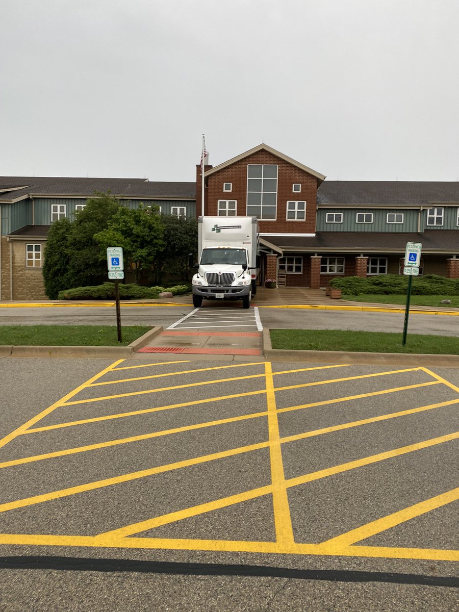 valdonnan's tweet photo. Super excited this morning a CLA to see new furniture being delivered to support the students and staff to build an environment of Caring, Learning and Achieving!  A big thanks to Tim Thul for being on-site this morning to ensure success! #sedol https://t.co/6RDxFnpeF3