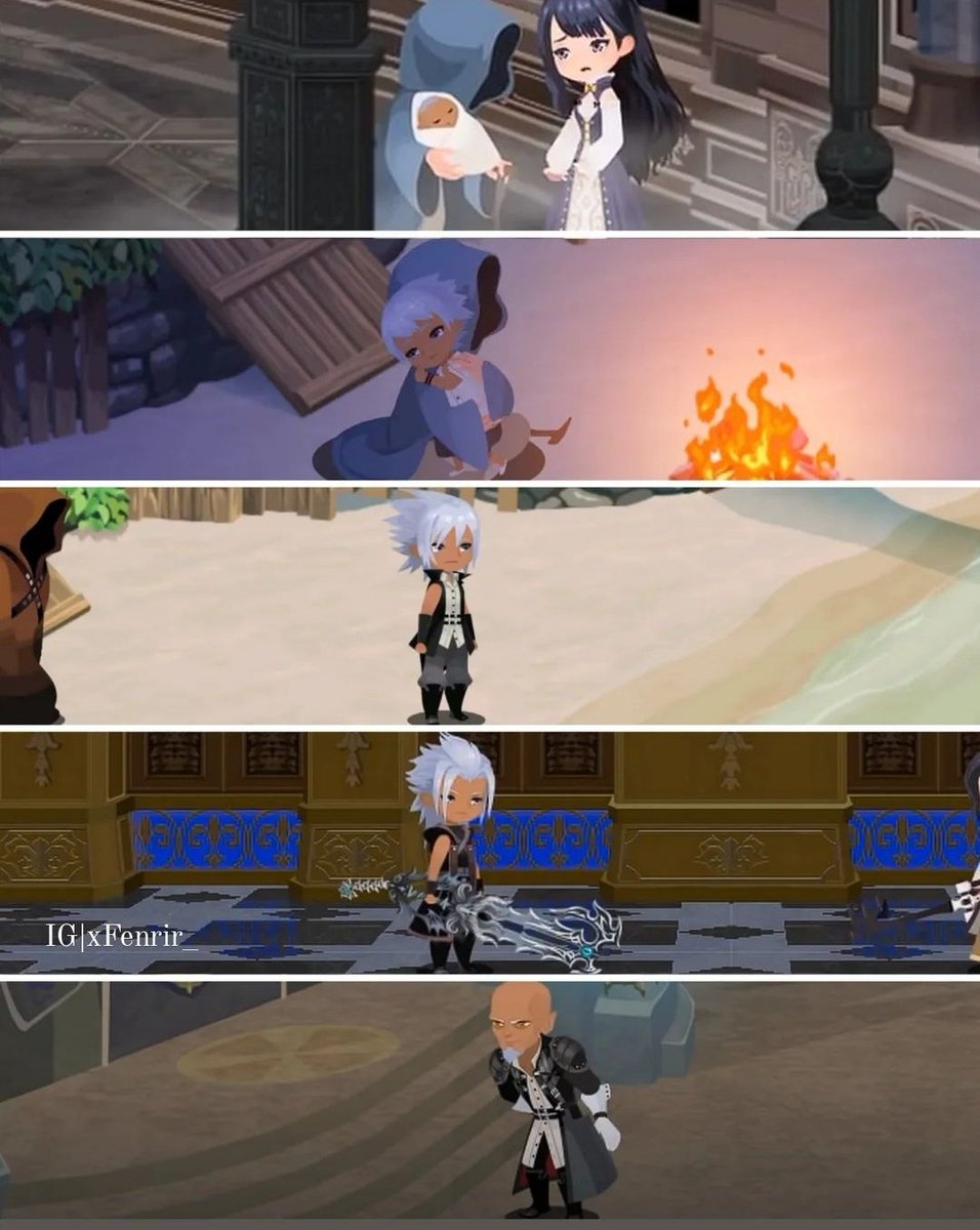 _xFenrir's tweet photo. Xehanort through the years https://t.co/FczEXWYpCZ