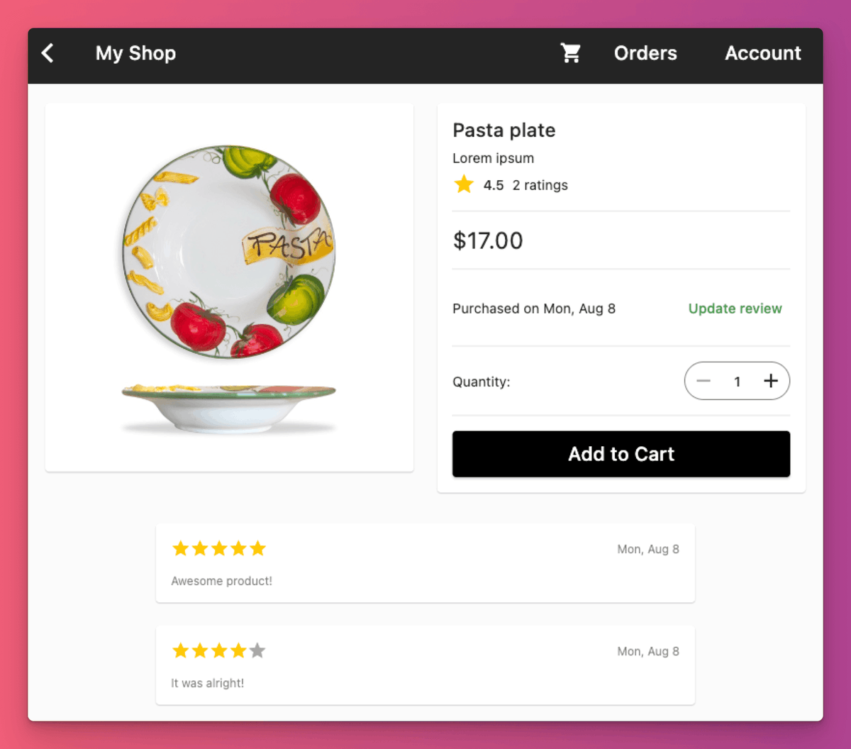 biz84's tweet image. I&apos;ve just added a new module to my Flutter foundations course, covering:

- how to preload and submit form data (useful for CRUD operations)
- data modeling and reactive UI updates
- separation of concerns for navigation code

Use case: how to build a product reviews feature 👇