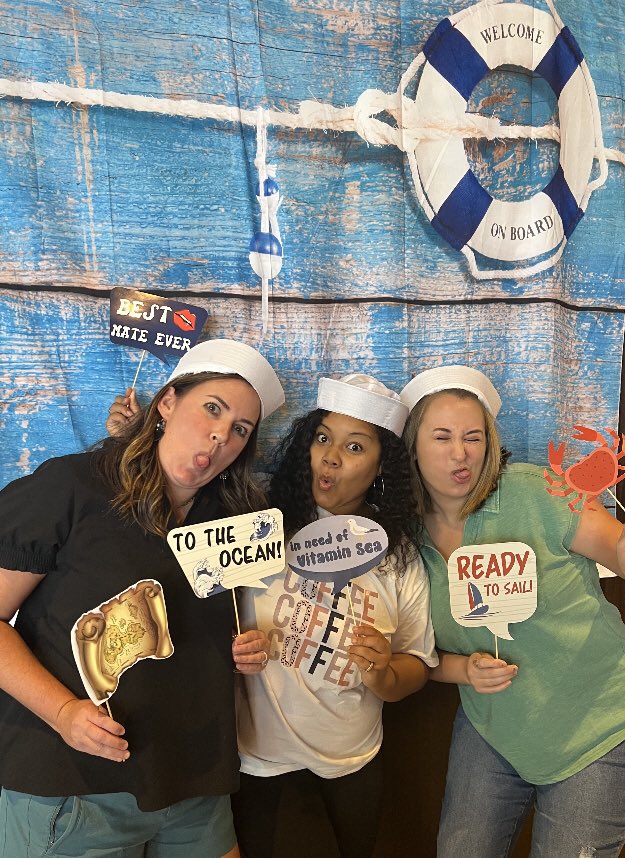 The kindergarten team is ready to set sail this morning <a href="/RiverRidgeElem/">River Ridge Elem</a> #holdthevision  #trustheprocess <a href="/LeanderISD/">Leander ISD</a>