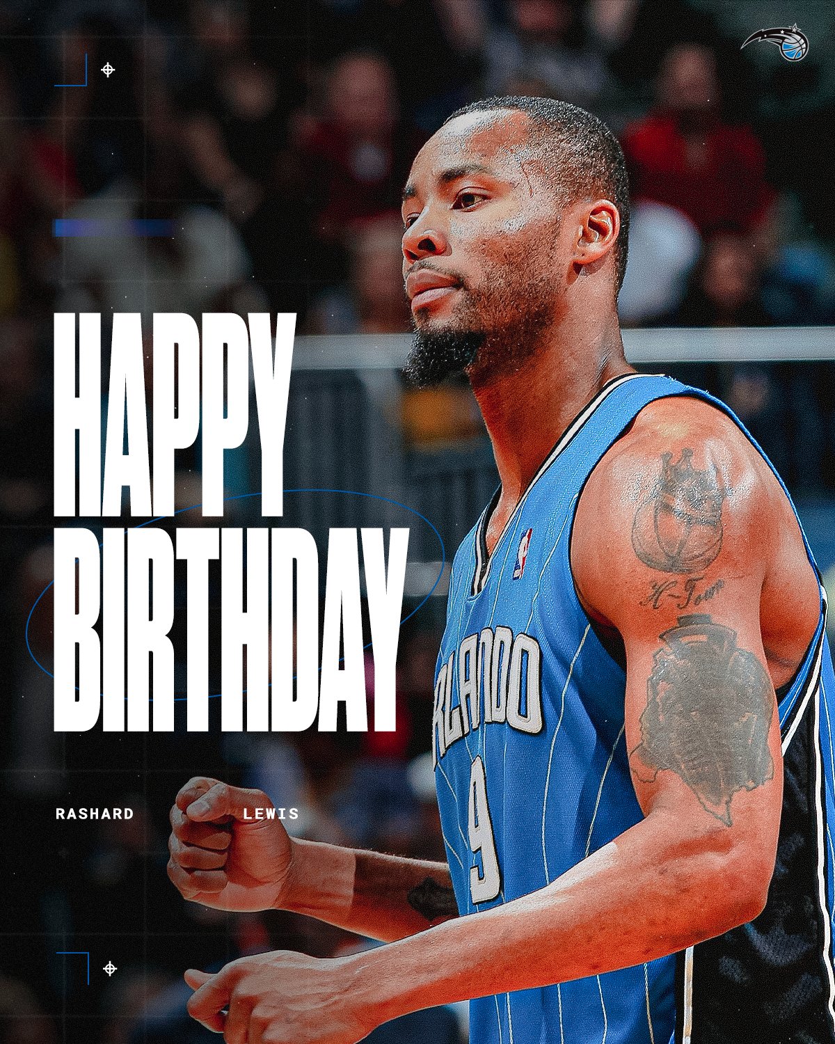 To wish Rashard Lewis a happy birthday 