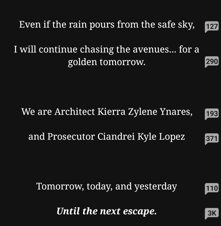 see you yesterday
im veryy happy for both them 
i will miss my comfort zone i always love univ characters😙🫶🫶

thank youu sm atee <a href="/gwysaludes/">gwysaludes</a>
#OYETheEndOfTime