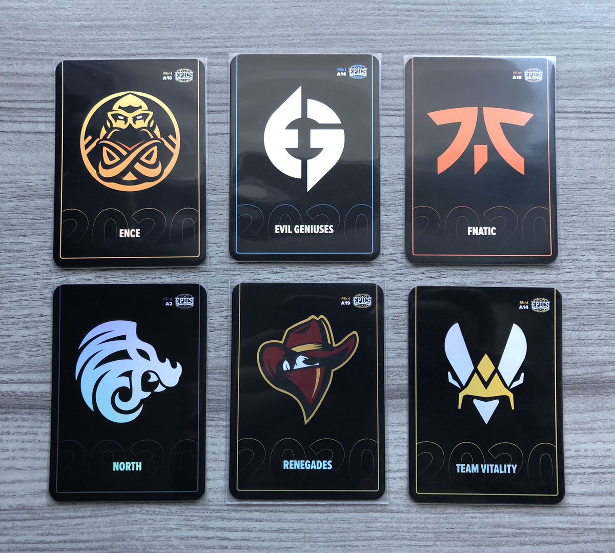 lu1gi_csgo's tweet photo. Since I only have 1 true sub 10 holo logo for 2020 - I decided I would showcase my sub 20 logos instead.
DMβs open if you want to trade/sell me some sub 10 logos π
#KolexCards #SportsCards #TradingCards #CSGO #eSports #gaming #EpicsGG #KolexGG #alwaysfnatic #VForVictory https://t.co/KtZI0vonso