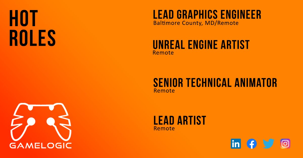 GameLogicRec's tweet image. Find your next role with GameLogic 📈

To learn more about our Hot Roles, contact us now and speak with our team of industry Specialist Consultants for more information:

📞 +1213325-6784
📧 info@gamelogicrecruitment.com
🌐 linktr.ee/gamelogic

#gamelogic #gaming #recruitment