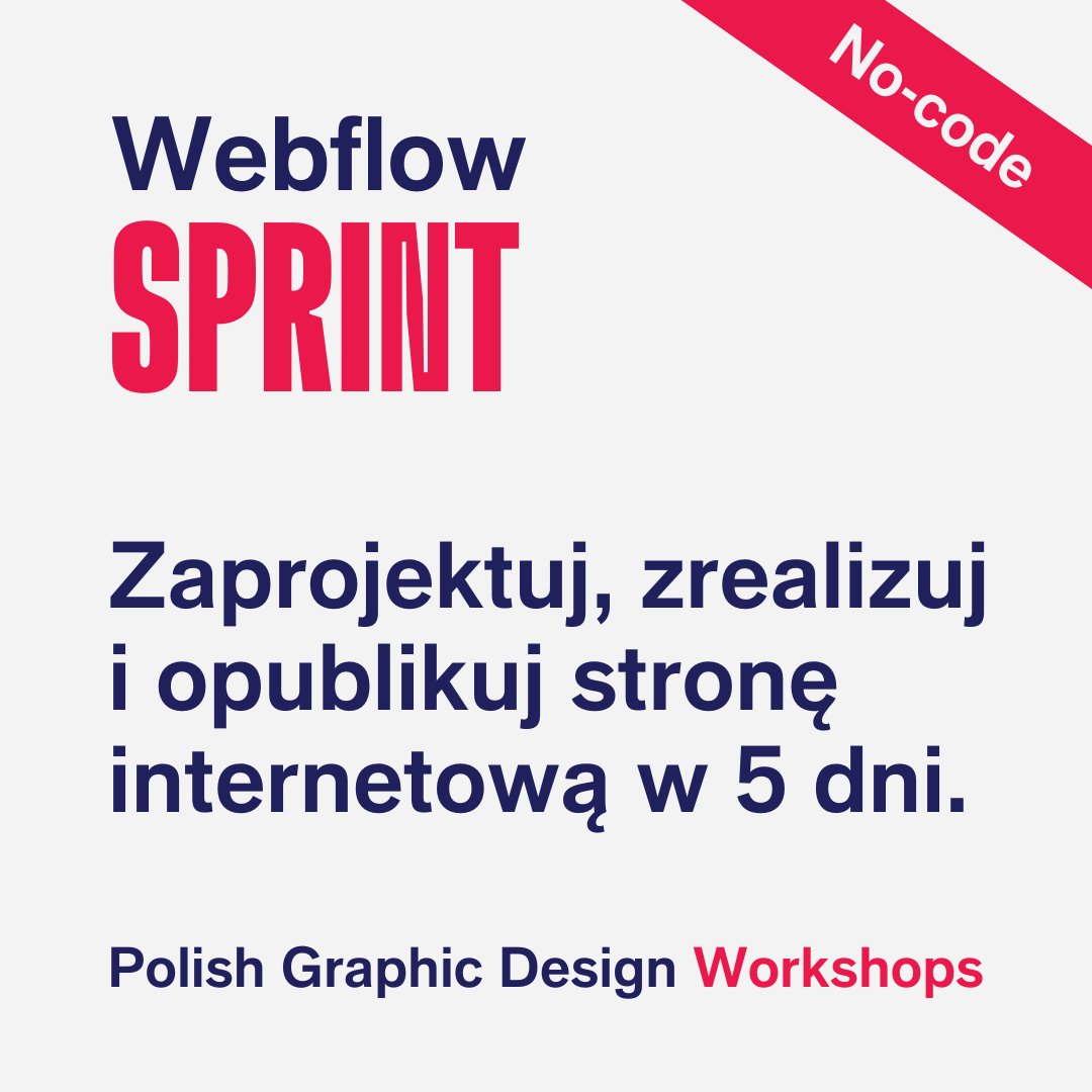 PGDPlatform's tweet image. → Zaprojektuj, zrealizuj i opublikuj stronę internetową w 5 dni.

→ Szkolenie web designu „no-code” Webflow

→ Info w komentarzach

#nocode
#webflow
#nocodewebdesign