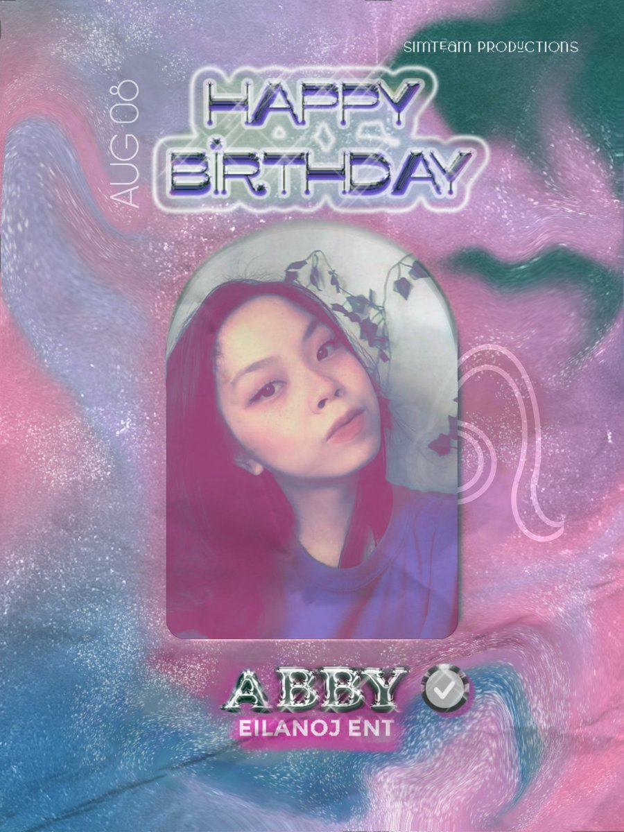 simteamprod's tweet photo. #EilanojEnt 'ABBY' POSTER
✅2022.08.08
#JABBY #20220808_BDAY #Leo #EilanojEnt #Simsim #SimteamProductions https://t.co/n5U6nohFwj