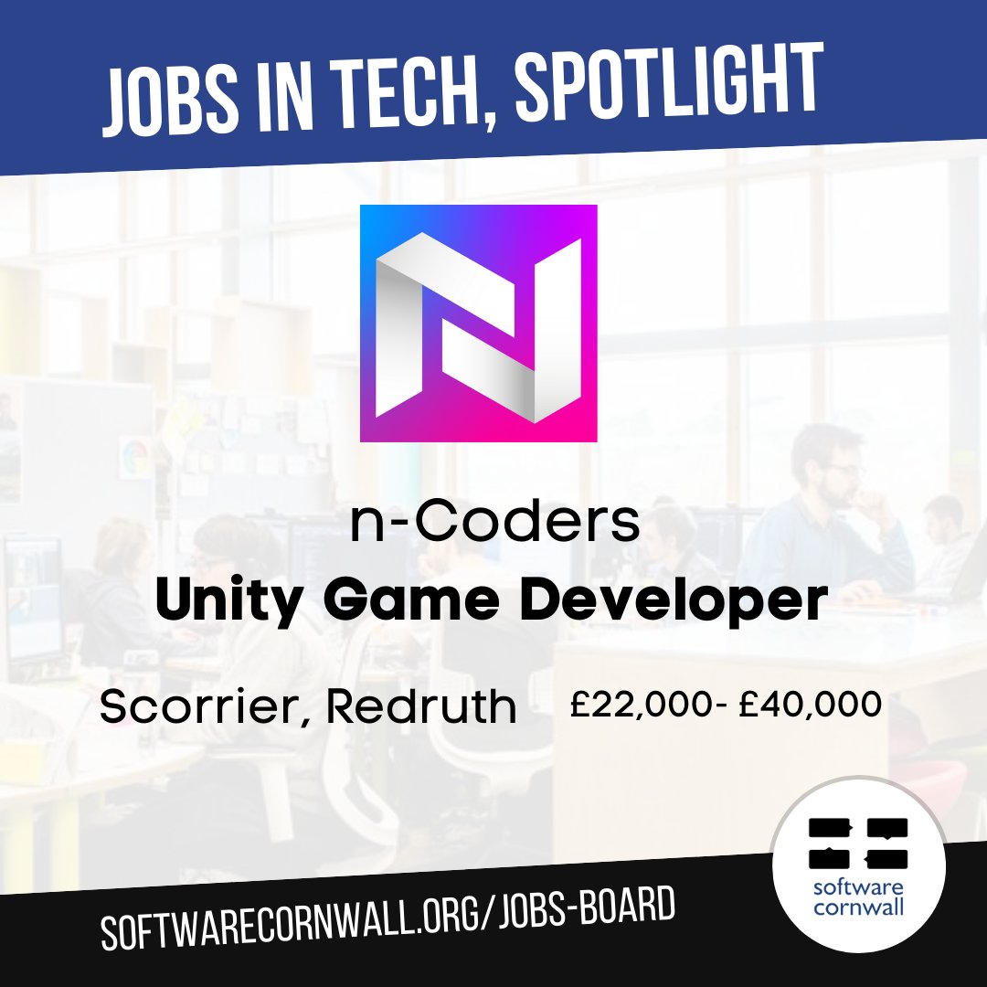 Tech Cornwall (@techcornwall_) on Twitter photo <a href="/ncoders/">n-Coders | Immersive Development Company</a> are looking for a Unity Game Developer to join their team.
You'll be working on creating virtual and augmented realities, developing applications that immerse users in digital worlds without boundaries using Unity and C#.
Read more:
ow.ly/yHhi50Kchct <a href="/ncoders/">n-Coders | Immersive Development Company</a> are looking for a Unity Game Developer to join their team.
You'll be working on creating virtual and augmented realities, developing applications that immerse users in digital worlds without boundaries using Unity and C#.
Read more:
ow.ly/yHhi50Kchct