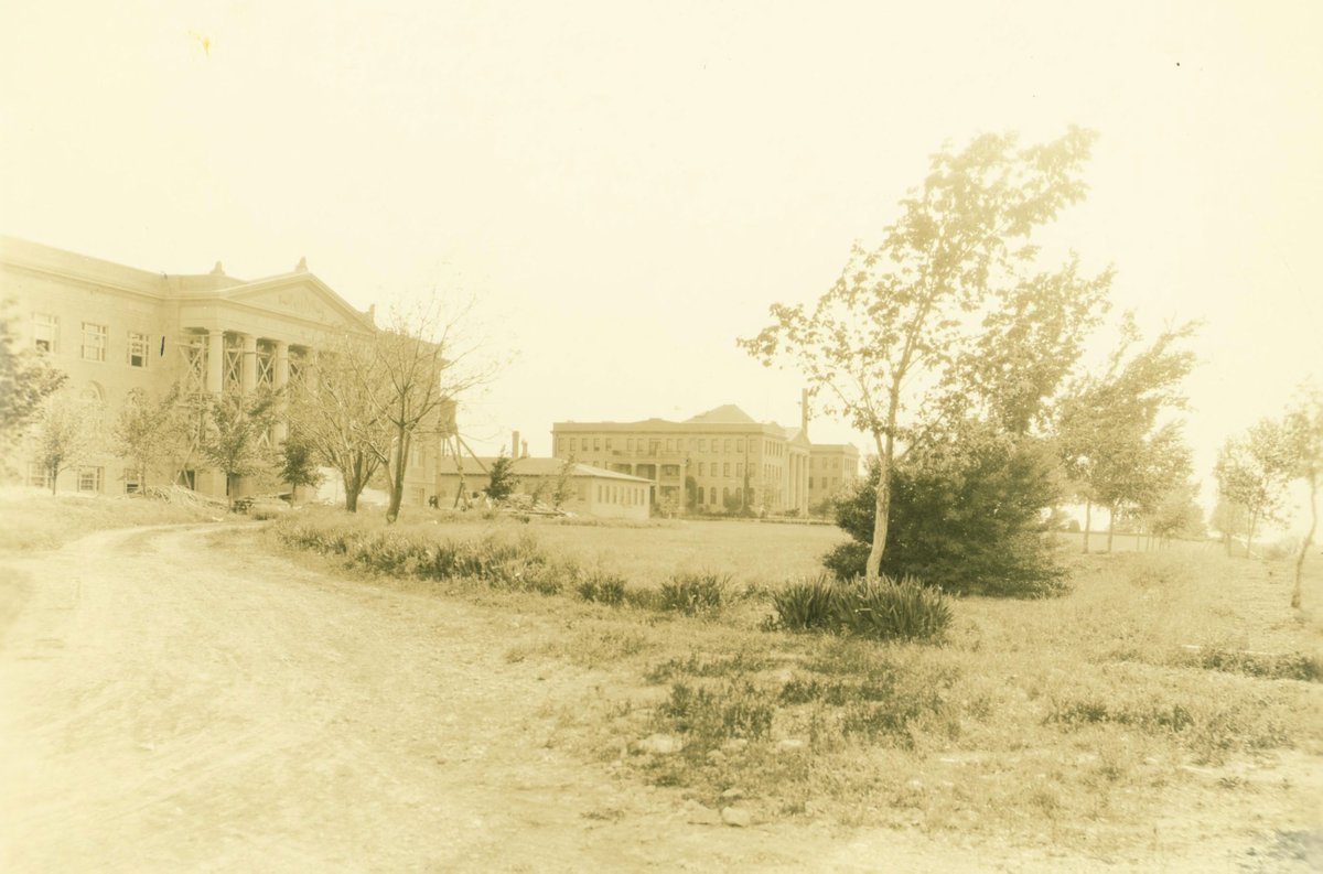 Check out this <a href="/SWBTS/">Southwestern Seminary</a> campus photo during the construction of Cowden Hall, completed in 1926. Note the temporary barracks between Cowden &amp; FW Hall, moved soon after for use by Seminary Hill Baptist Church, now Gambrell Street Baptist. #ArchivesatBHC  <a href="/BHCarrollCenter/">B.H. Carroll Center</a> <a href="/SWBTSMusic/">School of Church Music and Worship</a>