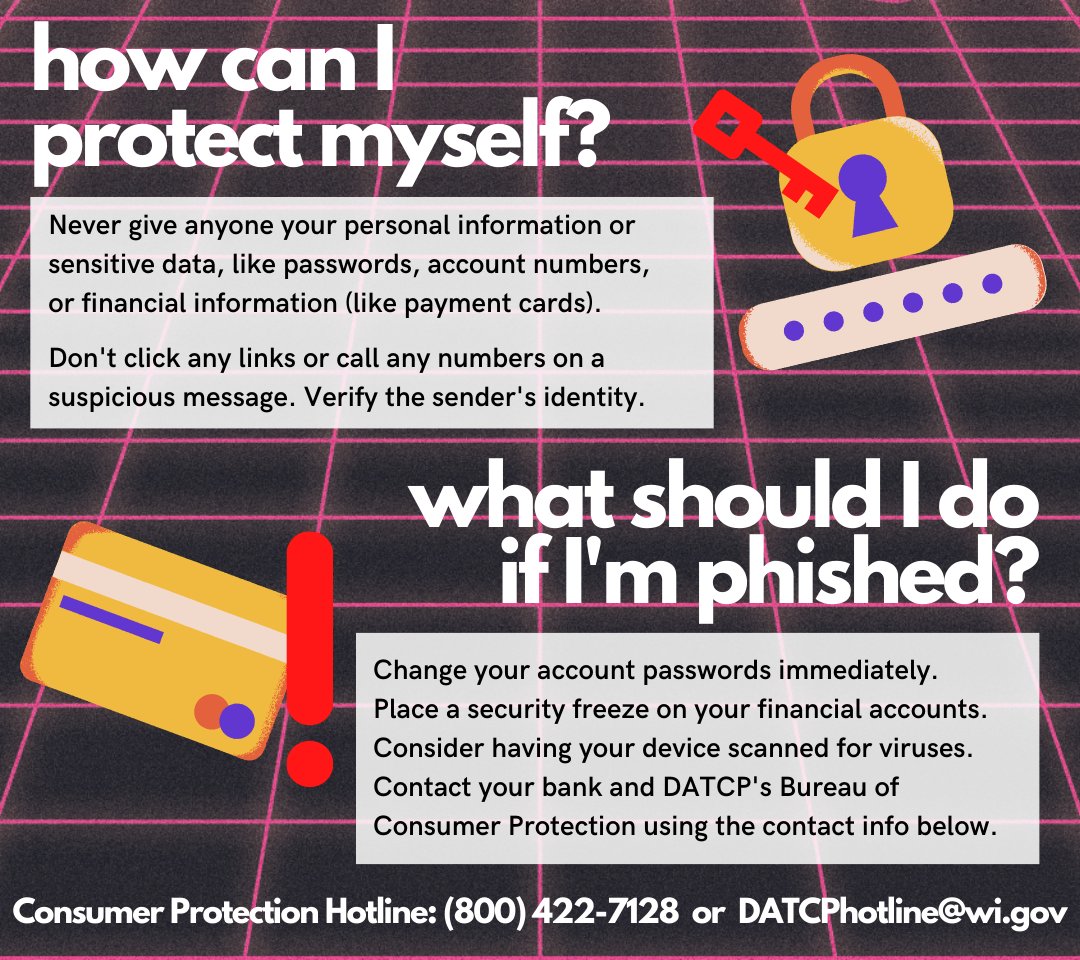 CONSUMER ALERT! The Bureau of Consumer Protection has observed an increase in complaints from people receiving scam texts and emails claiming to be from recent Powerball winners. Protect yourself and learn more at  https://t.co/7N67nAz6Z7 https://t.co/bZUBfg8gTb