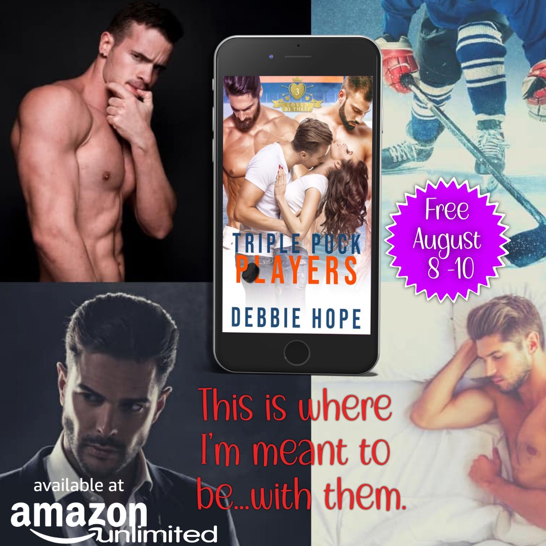 ✬💙★ Freebie Book Blitz ✬💙★
August 8 - August 10
Purchase: Triple Puck Players (Loved by Three Book 3)
Bay City Brawlers Hockey Romance 
by Author Debbie Hope
Global: books2read.com/triplepuckplay…
#freebook #rhromance #triplepuckplayers #hockeyromance
<a href="/DASteinauthor/">D.A. Stein</a>  <a href="/BookNookNuts/">Book Nook Nuts (Tammy Payne)</a>
