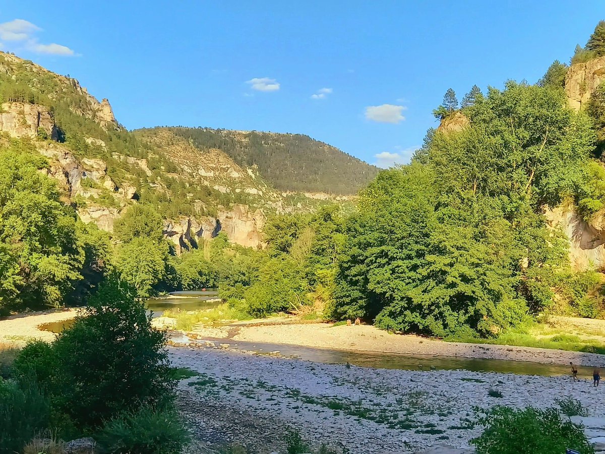 #Lozère : il n’y a quasiment plus d’#eau dans le #Tarn à Sainte-Enimie infoccitanie.fr/lozere-il-ny-a…