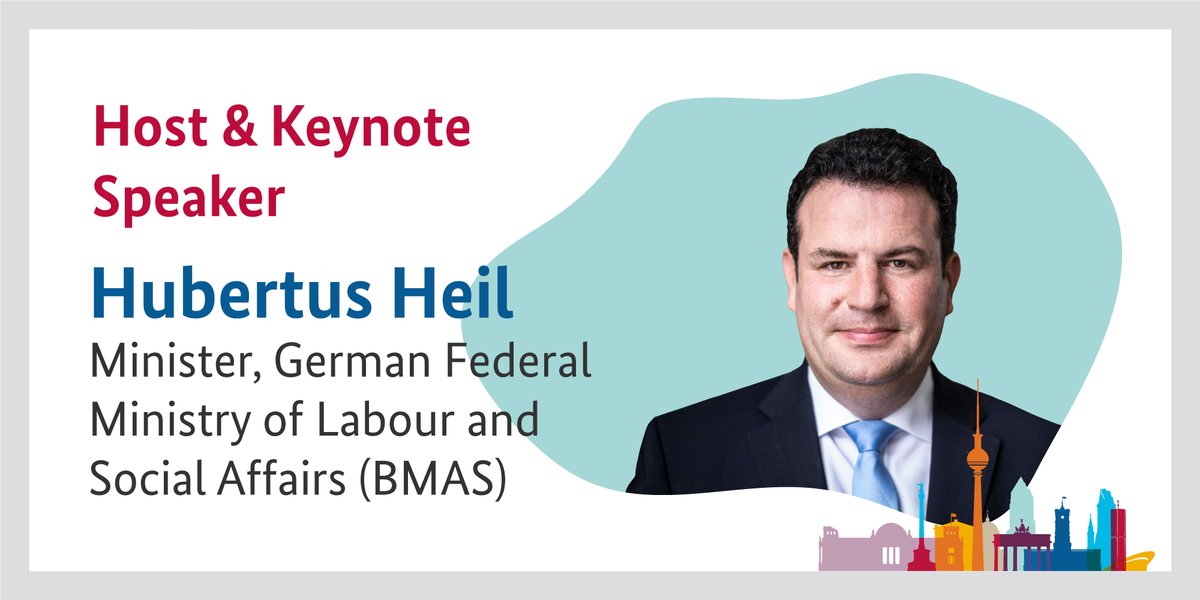 We're honoured to welcome Hubertus Heil, the Federal Minister of Labour and Social Affairs <a href="/BMAS_Bund/">Bundesministerium für Arbeit und Soziales</a> and host of the conference <a href="/MetropolisInt96/">Metropolis International</a> at the bcc Berlin Congress Center on 6 Sept. 2022. He will give a Keynote address at the #IMCB22. 
More: imcb22.com/programme/chai…