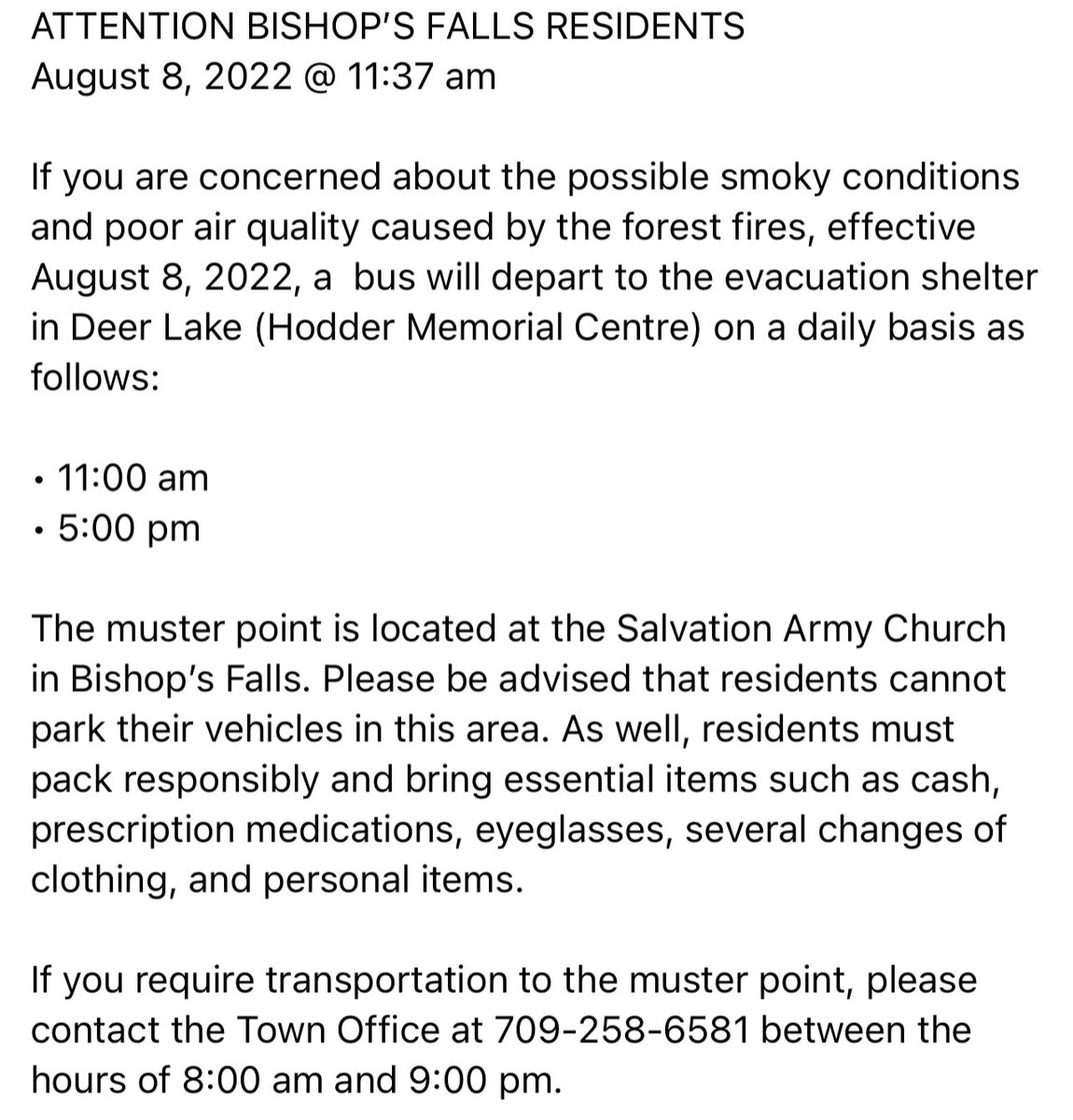 Town of Bishop's Falls tweet media