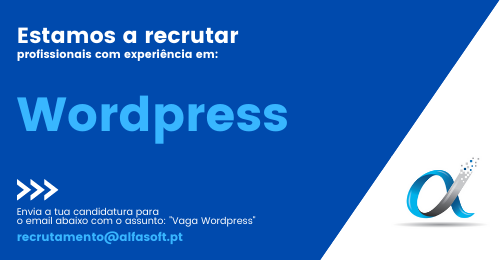 ALFASOFT_PT's tweet photo. A ALFASOFT está a recrutar programadores PHP+Wordpress para integrar a sua equipa!

Envia a tua candidatura para recrutamento@alfasoft.pt com o assunto "Vaga Wordpress"

cc @sseraphini
cc @ViUmaVaga

#vagaswordpress #vagasphp #phpWordPress https://t.co/8aUxwTNtam