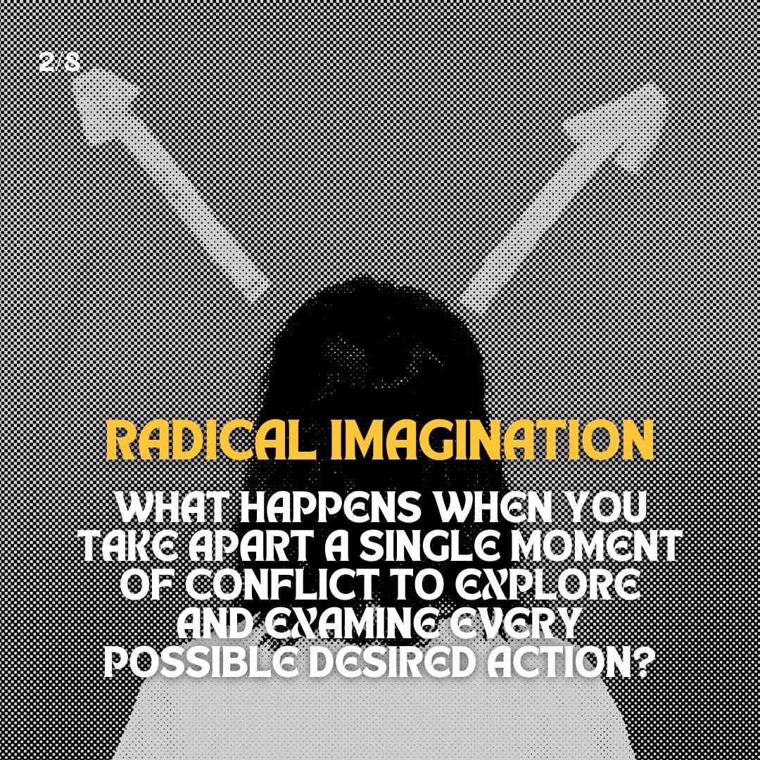temuweekends's tweet photo. 1/3 #TEMUWeekends 

Rainbow of Desire is a series of theatre techniques created by Augusto Boal for developing conflict fluency – identifying our automatic responses, rehearsing problem-solving, leaning into embodied wisdom, and increasing somatic (relating to the body) + https://t.co/iLavXkB2MF