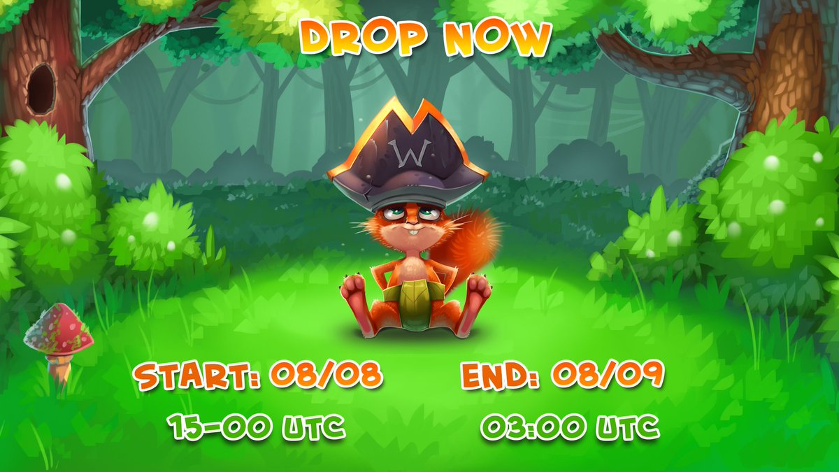 Right now we are having a free drop, check if you got into the whitelist:
➡️ - goo.su/xizj

Drop on AtomicHub: 
➡️ - wax.atomichub.io/drops/91080

#WAXP  #NFTGiveaways  #WAXGiveaway
#P2E   #WAX