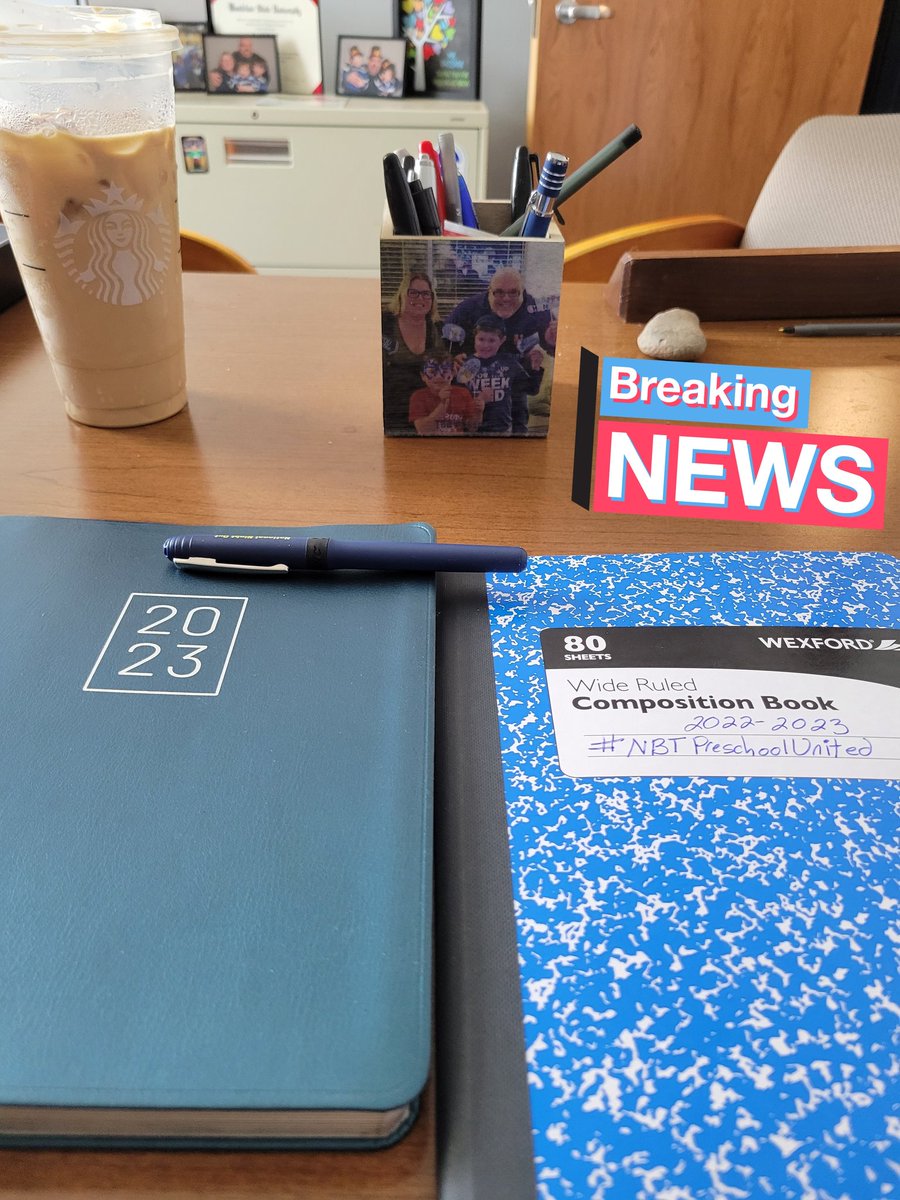 mrpassner's tweet photo. Now that ESY has concluded time to turn the page to the new school year! Looking forward to a fantastic 2022-2023 @NBTECC @NBTPreschool. #NBTPreschoolUnited #PreparationAndPlanning #BlueYear #PisForPositive https://t.co/NVaWxqgs5s