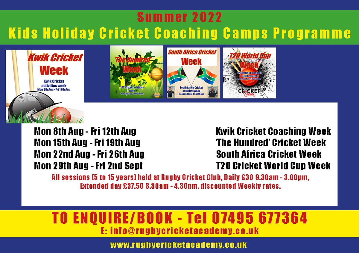 Rugby Cricket Academy tweet media