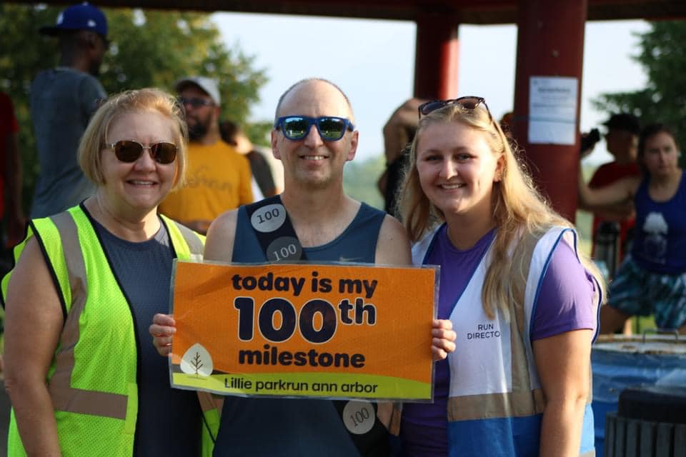 James Jankowski finished his 100th Park Run this past weekend! 
Help us congratulate him on his speedy accomplishment!

#Run 
#100th 
#OBSESSED