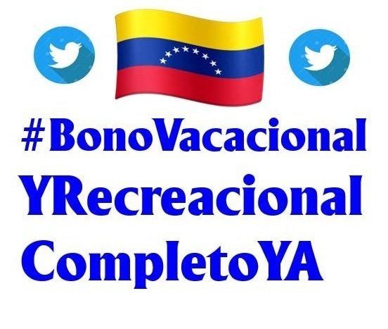 AMunelo's tweet photo. Nuestras vacaciones son un derechos laboral son IRRENUNCIABLES para disfrutar en familia.
Exigimos la cancelacion completa del Bono Vacacional y Recreacional.
BASTA DE TANTA INDOLENCIA
#BonoVacacionalYRecreacionalCompletoYa https://t.co/8NyJcaBUY3