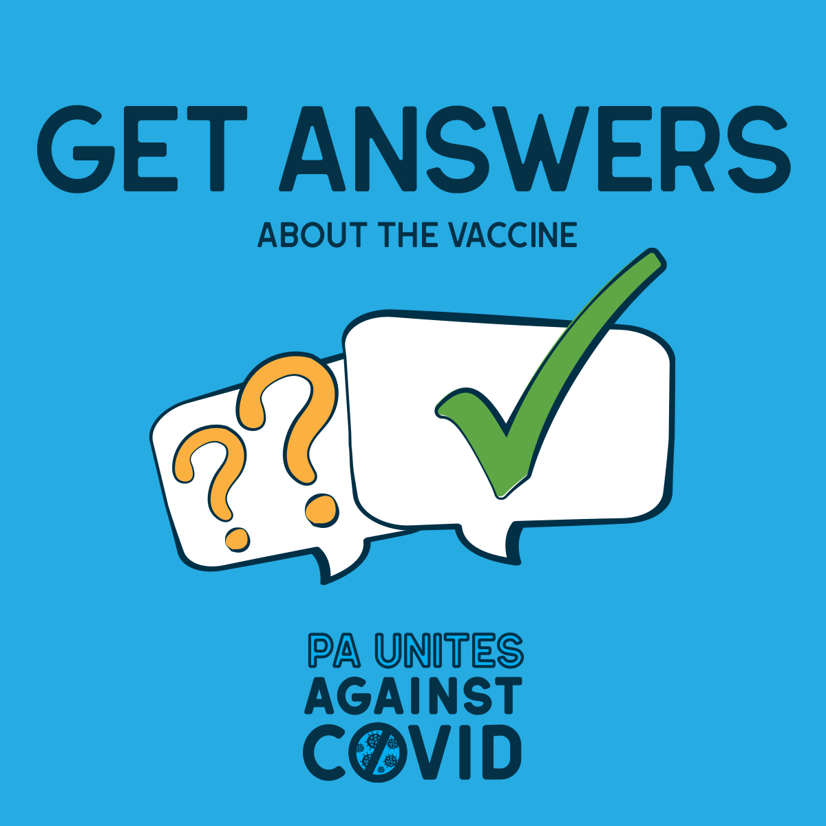 Many of us have friends and family who are hesitant to get the COVID-19 vaccines. Or you might be hesitant yourself. And that’s ok. It’s normal to have questions about new things. Talk to your doctor, nurse, or pharmacist. Or do your own research at PA.GOV/COVID