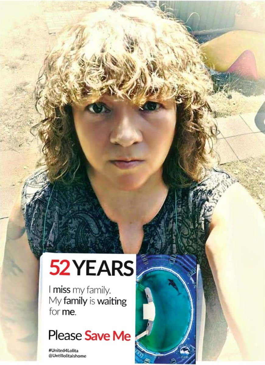 Enough is enough!52 years in captivity...Let the girl go home 🙏🏻
#UntilLolitaIsHome #United4Lolita