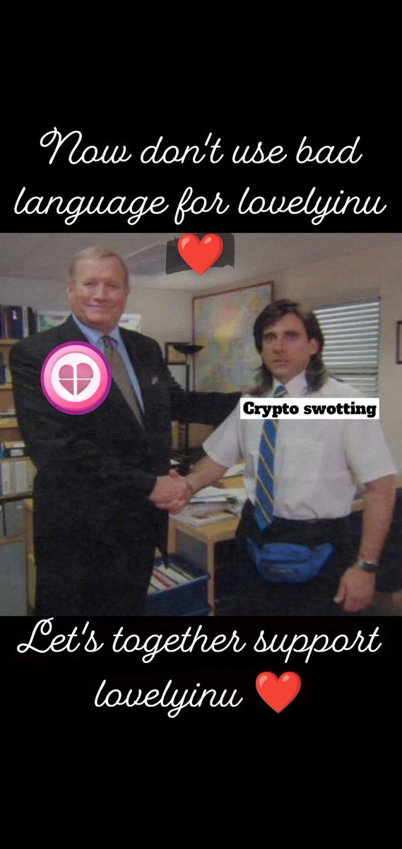 KryptoBoi007's tweet photo. Let's together spread happiness and positivity and become lovely ❤️❤️🤝🤝
#LovelyINU #lovelyinufinance #lovelyinuarmy https://t.co/WbaxUY8NHj