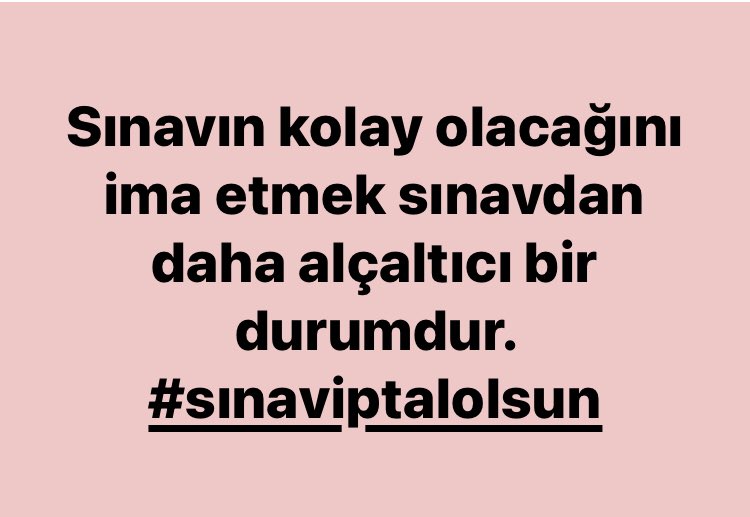 Biz ne zor sınavlar gördük de mesele sınavın zor ya da kolay olması değil. Siz bunu anlayamadınız😡😡
#MEBsinaviiptalet #uzmanlıksınavınahayır #tcmeb